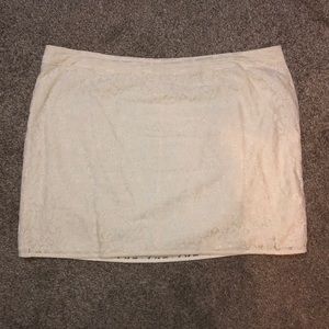 Gap Cream Lace Skirt Sz. 12